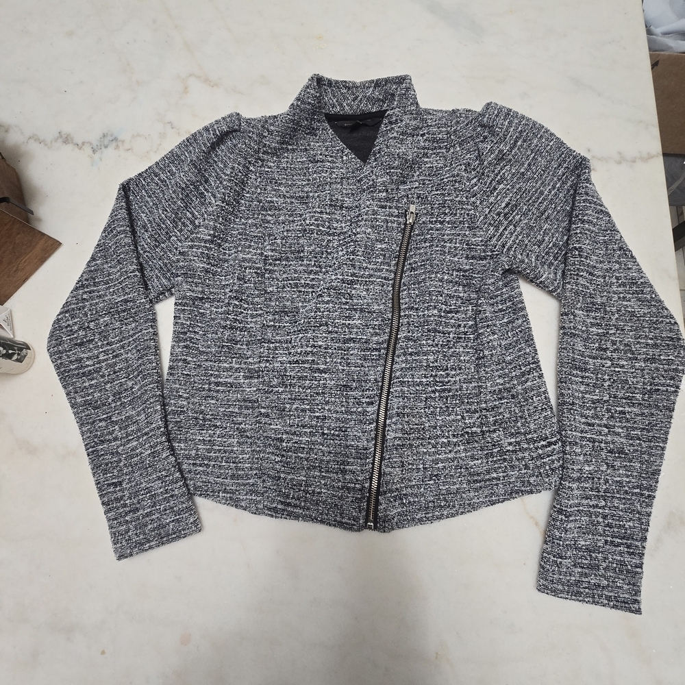 Banana Republic Gray Tweed Jacket - Picture 2 of 5